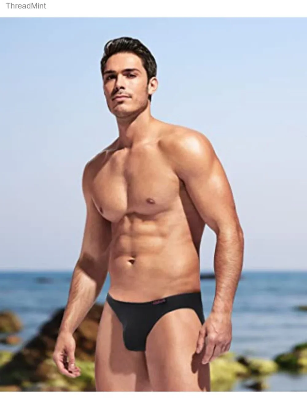 Mens Bikini Underwear Low Rise Briefs Microfiber 4 Pack